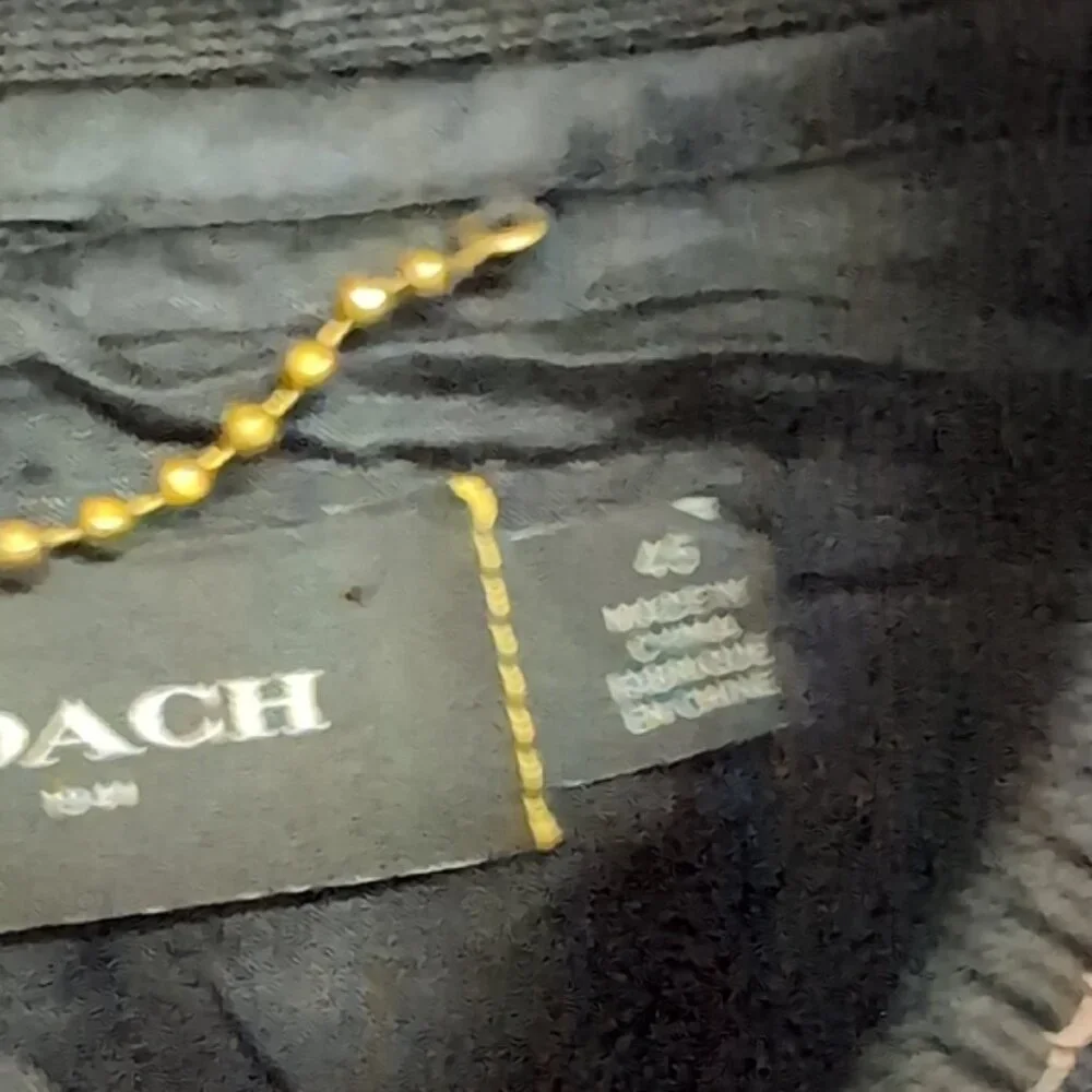 Coach Classic Navy and White Bomber Jacket - Picture 3 of 11